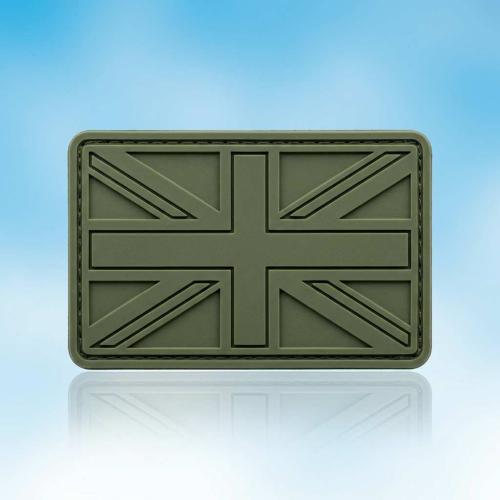 Custom PVC Morale Patch — Subdued Union Jack