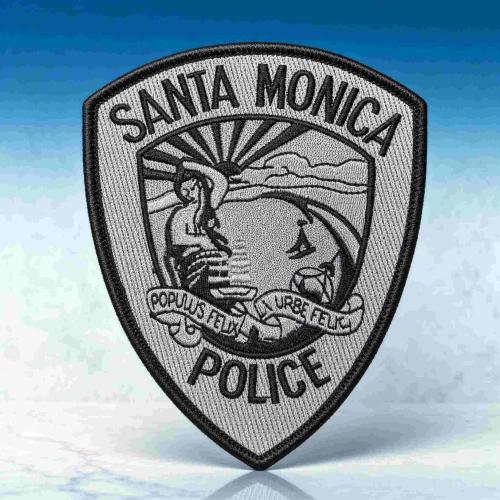 Embroidered Patch — Santa Monica Police Shield Morale Patch